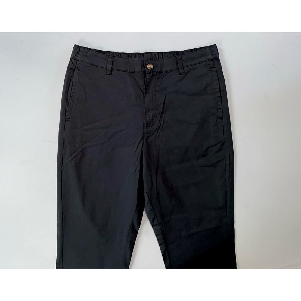 Pact Men's Lightweight Flex Waist Stretch Organic Cotton Chino Pants. L, New!
